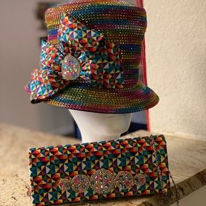 Hat and matching purse